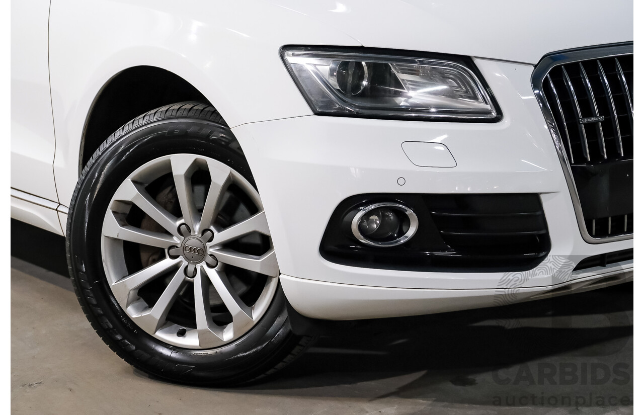 11/2013 Audi Q5 2.0 TFSI Quattro AWD 8R MY14 4d Wagon Ibis White Turbo 2.0L