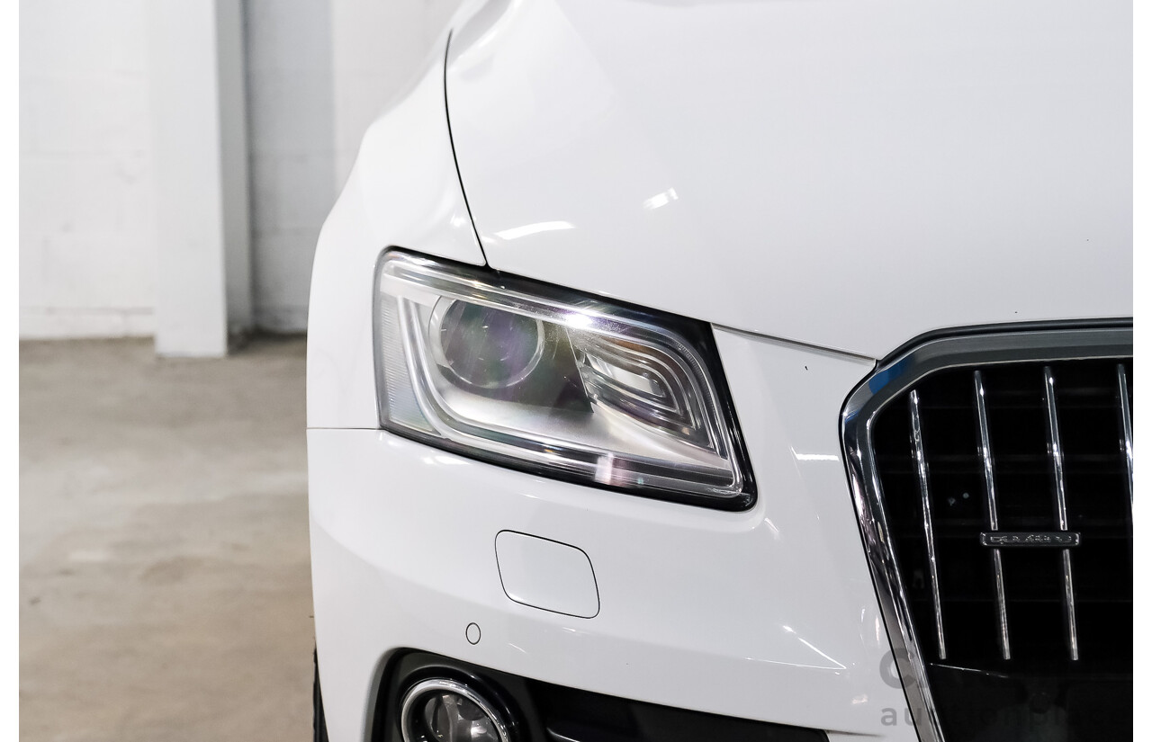 11/2013 Audi Q5 2.0 TFSI Quattro AWD 8R MY14 4d Wagon Ibis White Turbo 2.0L