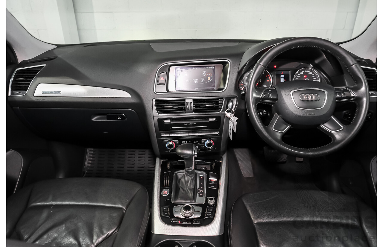 11/2013 Audi Q5 2.0 TFSI Quattro AWD 8R MY14 4d Wagon Ibis White Turbo 2.0L
