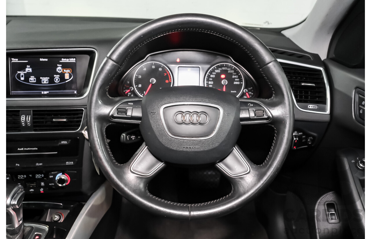 11/2013 Audi Q5 2.0 TFSI Quattro AWD 8R MY14 4d Wagon Ibis White Turbo 2.0L