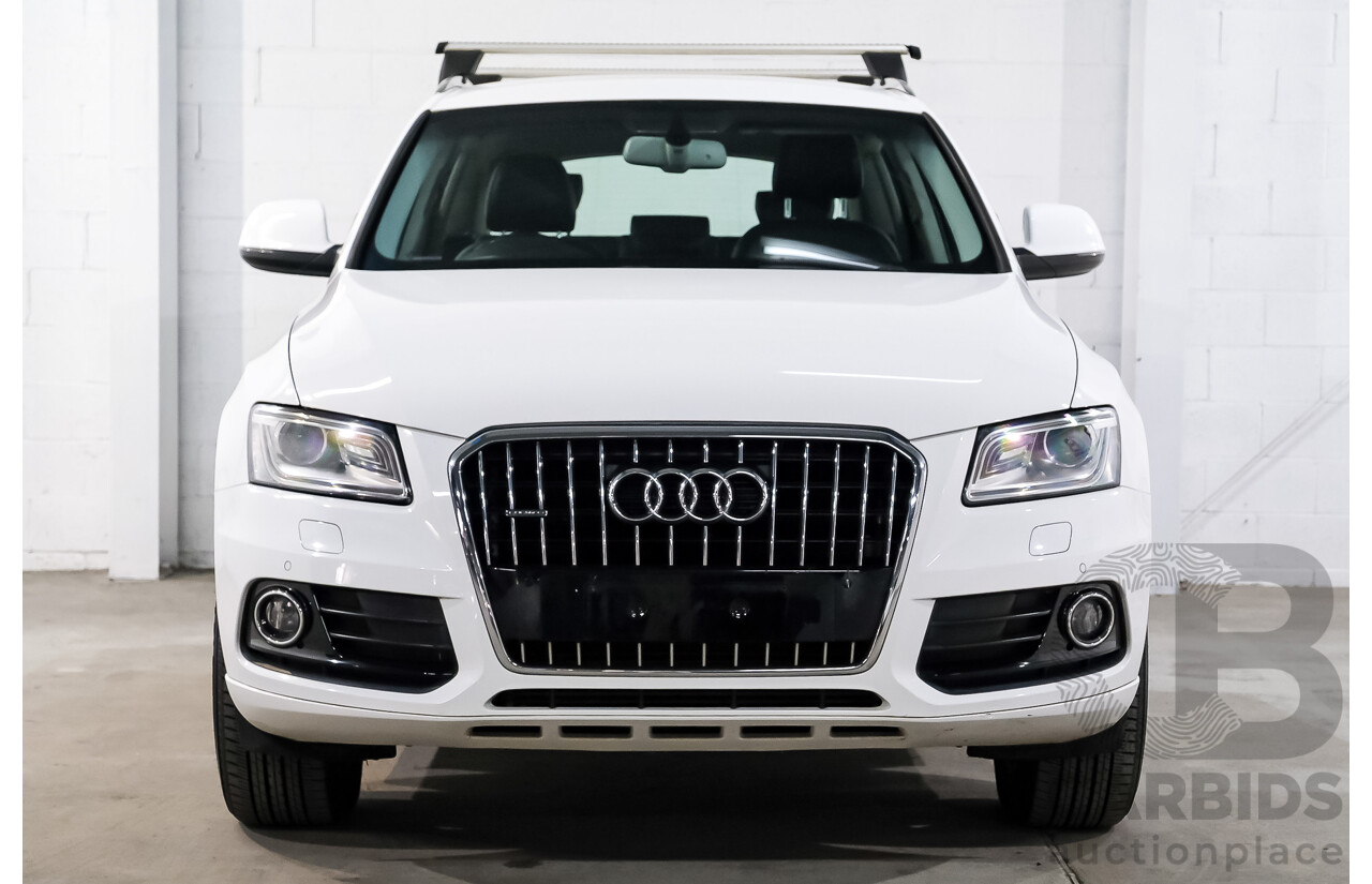 11/2013 Audi Q5 2.0 TFSI Quattro AWD 8R MY14 4d Wagon Ibis White Turbo 2.0L