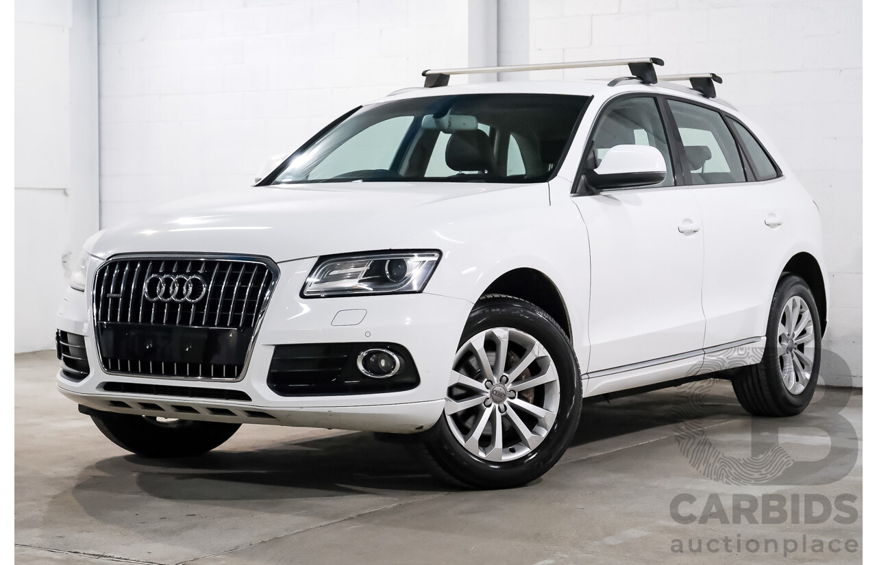 11/2013 Audi Q5 2.0 TFSI Quattro AWD 8R MY14 4d Wagon Ibis White Turbo 2.0L