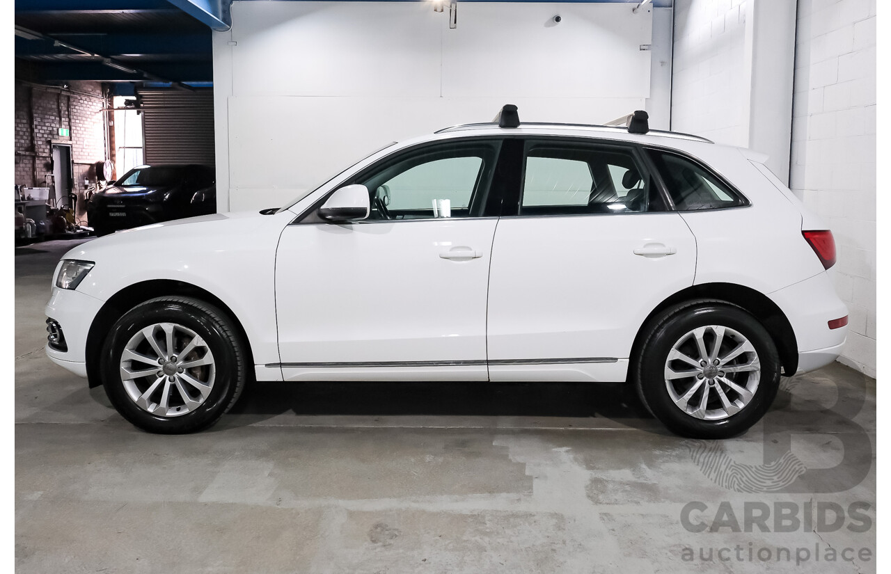11/2013 Audi Q5 2.0 TFSI Quattro AWD 8R MY14 4d Wagon Ibis White Turbo 2.0L