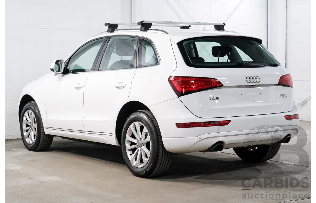 11/2013 Audi Q5 2.0 TFSI Quattro AWD 8R MY14 4d Wagon Ibis White Turbo 2.0L