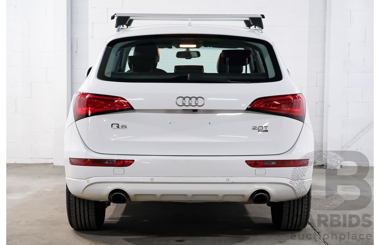 11/2013 Audi Q5 2.0 TFSI Quattro AWD 8R MY14 4d Wagon Ibis White Turbo 2.0L