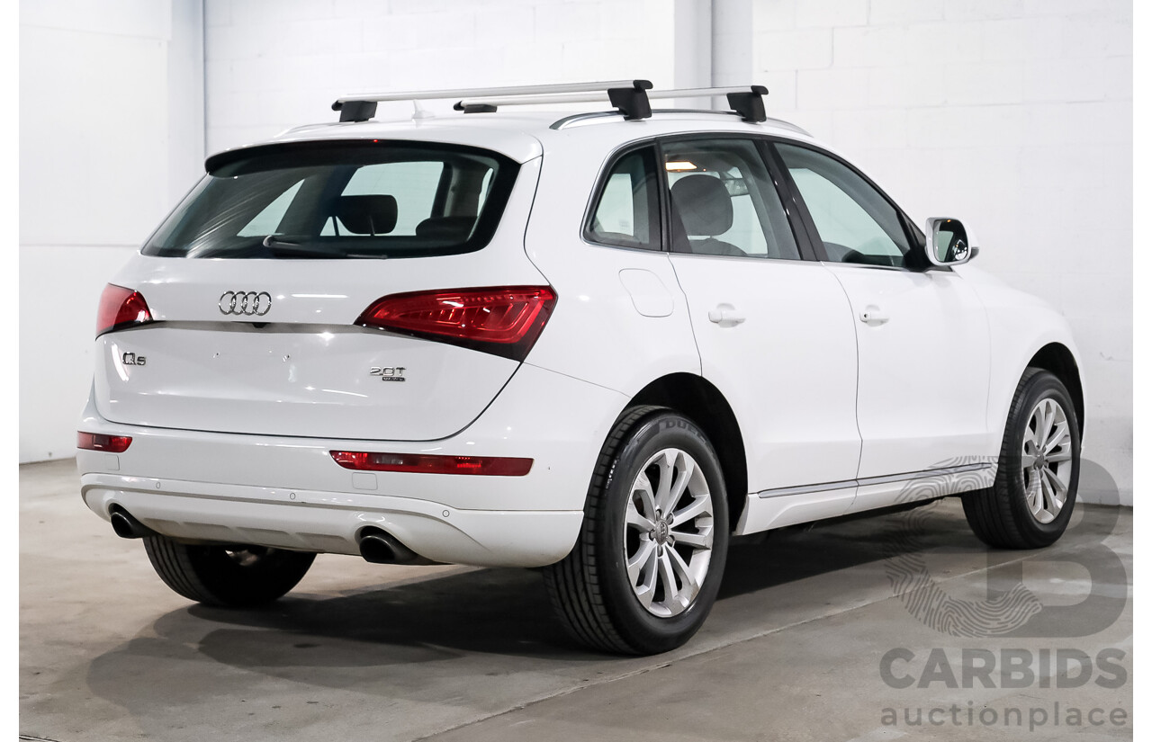11/2013 Audi Q5 2.0 TFSI Quattro AWD 8R MY14 4d Wagon Ibis White Turbo 2.0L
