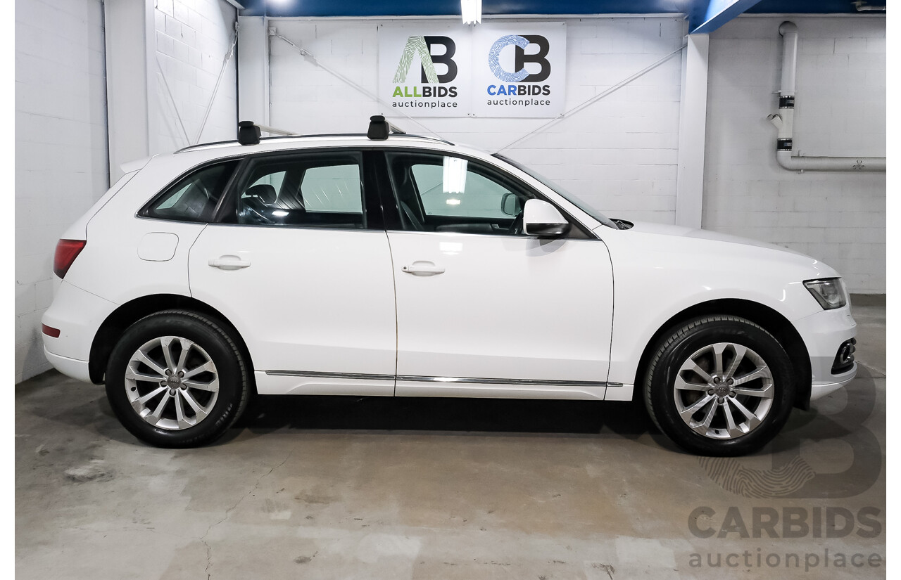 11/2013 Audi Q5 2.0 TFSI Quattro AWD 8R MY14 4d Wagon Ibis White Turbo 2.0L