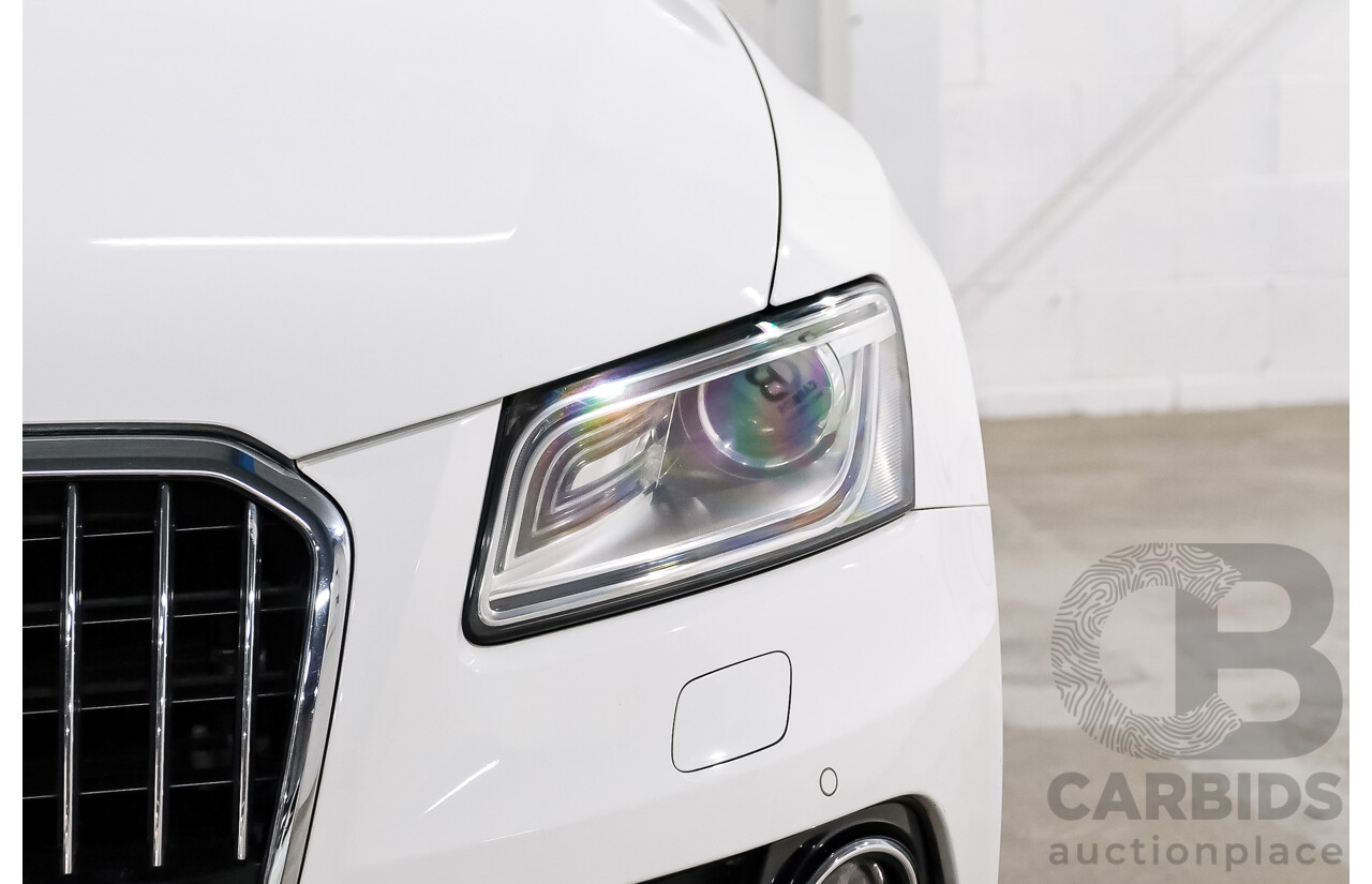 11/2013 Audi Q5 2.0 TFSI Quattro AWD 8R MY14 4d Wagon Ibis White Turbo 2.0L