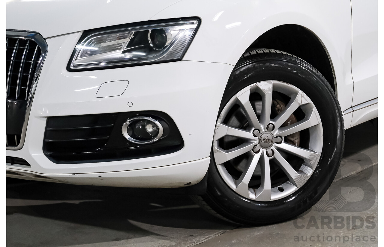11/2013 Audi Q5 2.0 TFSI Quattro AWD 8R MY14 4d Wagon Ibis White Turbo 2.0L