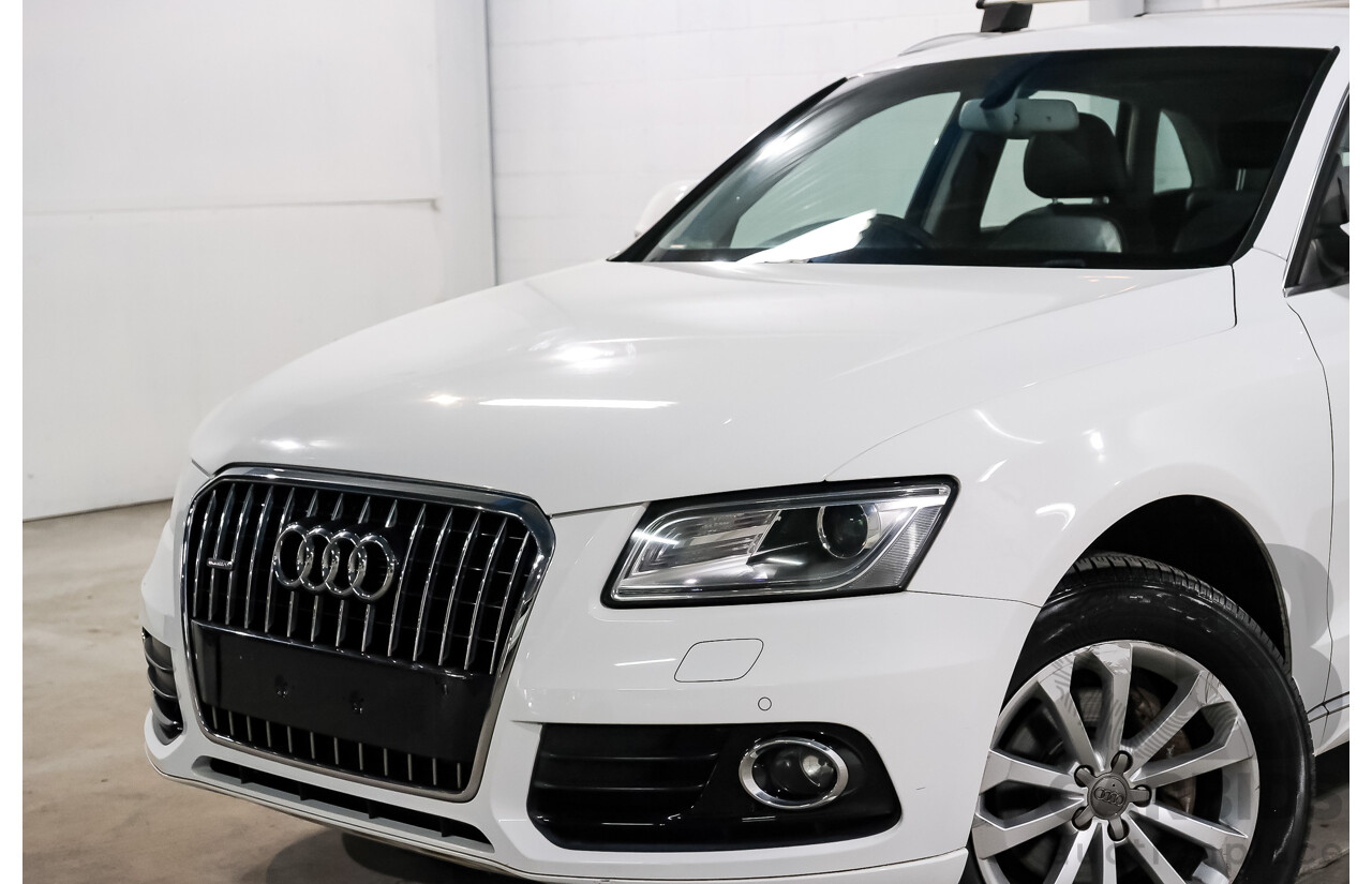 11/2013 Audi Q5 2.0 TFSI Quattro AWD 8R MY14 4d Wagon Ibis White Turbo 2.0L