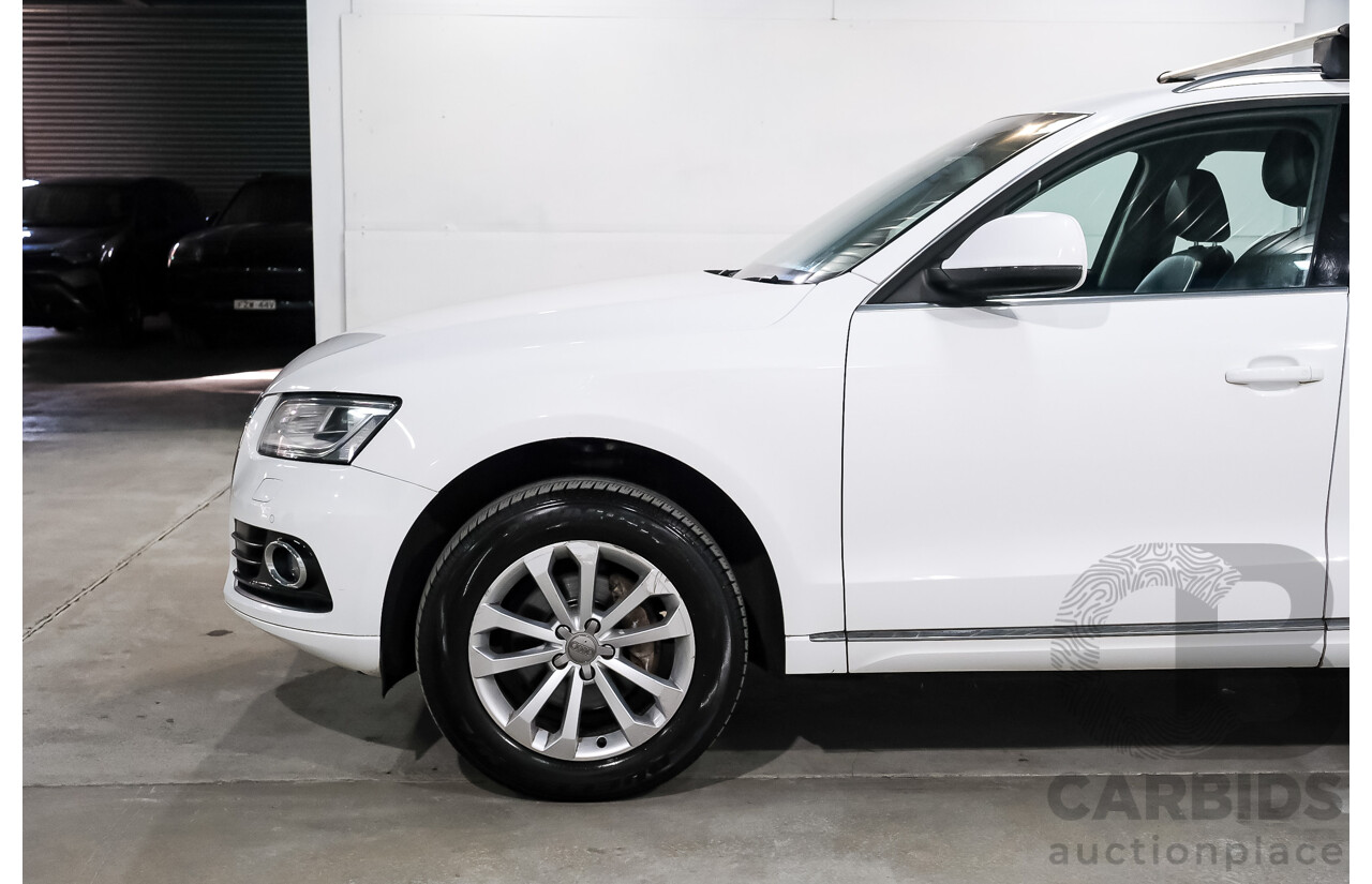 11/2013 Audi Q5 2.0 TFSI Quattro AWD 8R MY14 4d Wagon Ibis White Turbo 2.0L