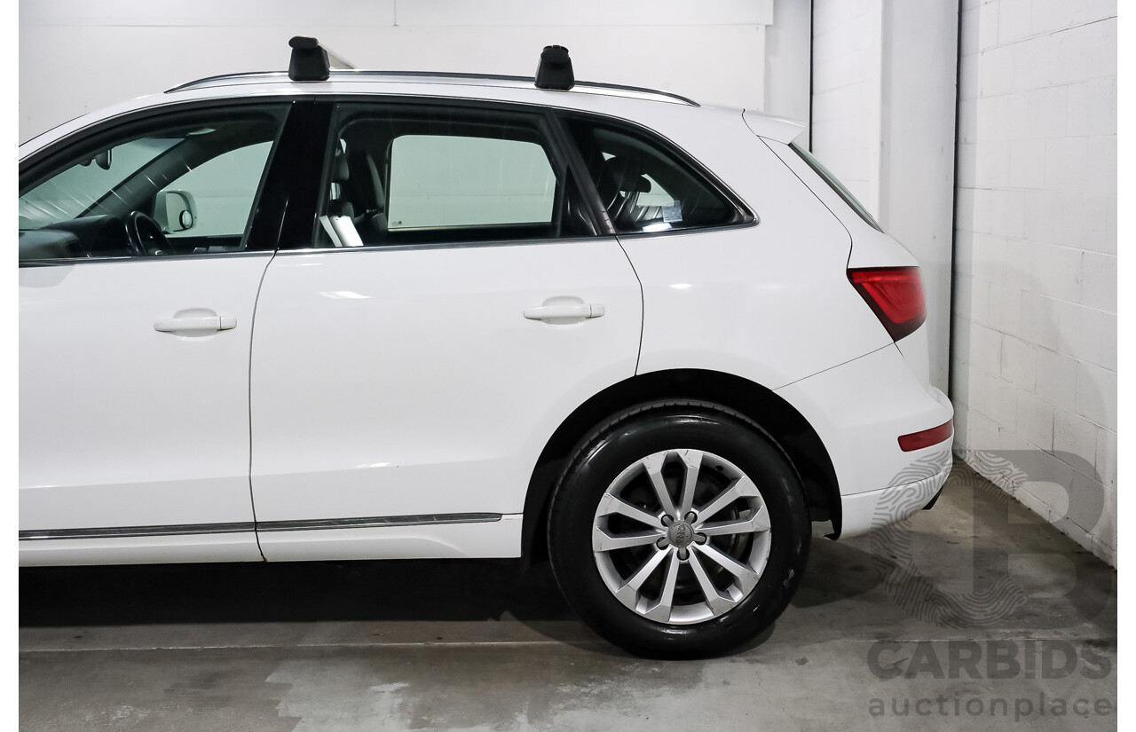 11/2013 Audi Q5 2.0 TFSI Quattro AWD 8R MY14 4d Wagon Ibis White Turbo 2.0L