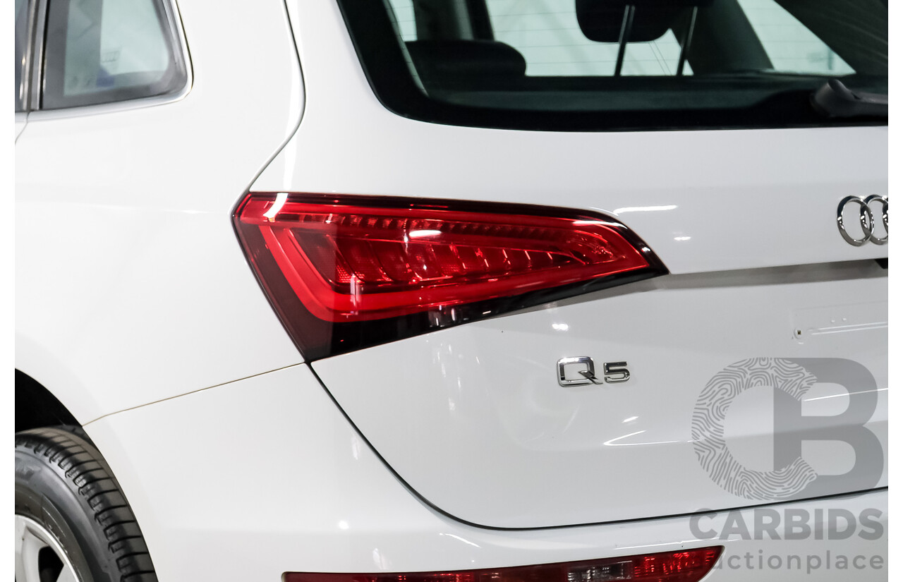 11/2013 Audi Q5 2.0 TFSI Quattro AWD 8R MY14 4d Wagon Ibis White Turbo 2.0L