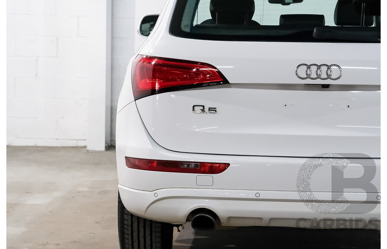 11/2013 Audi Q5 2.0 TFSI Quattro AWD 8R MY14 4d Wagon Ibis White Turbo 2.0L
