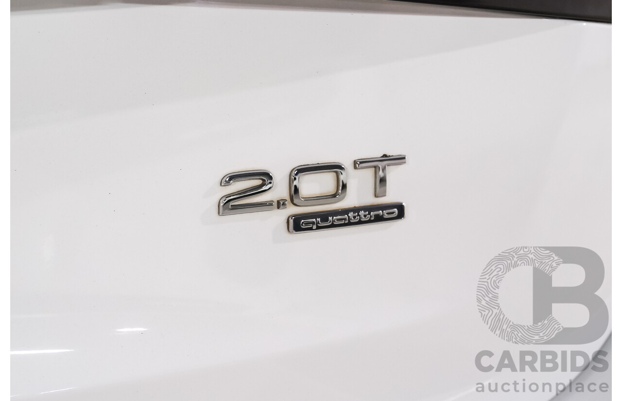 11/2013 Audi Q5 2.0 TFSI Quattro AWD 8R MY14 4d Wagon Ibis White Turbo 2.0L