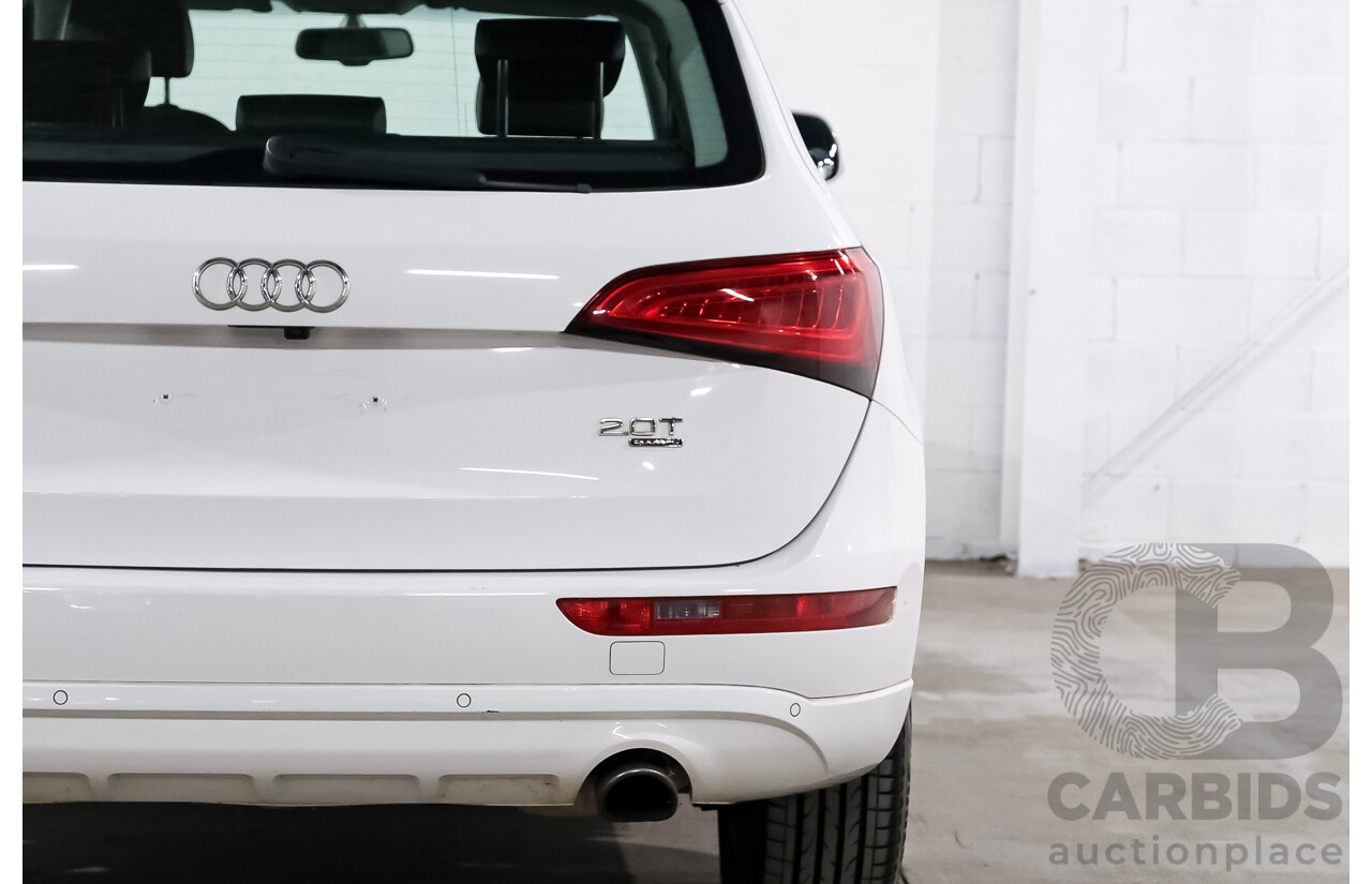 11/2013 Audi Q5 2.0 TFSI Quattro AWD 8R MY14 4d Wagon Ibis White Turbo 2.0L