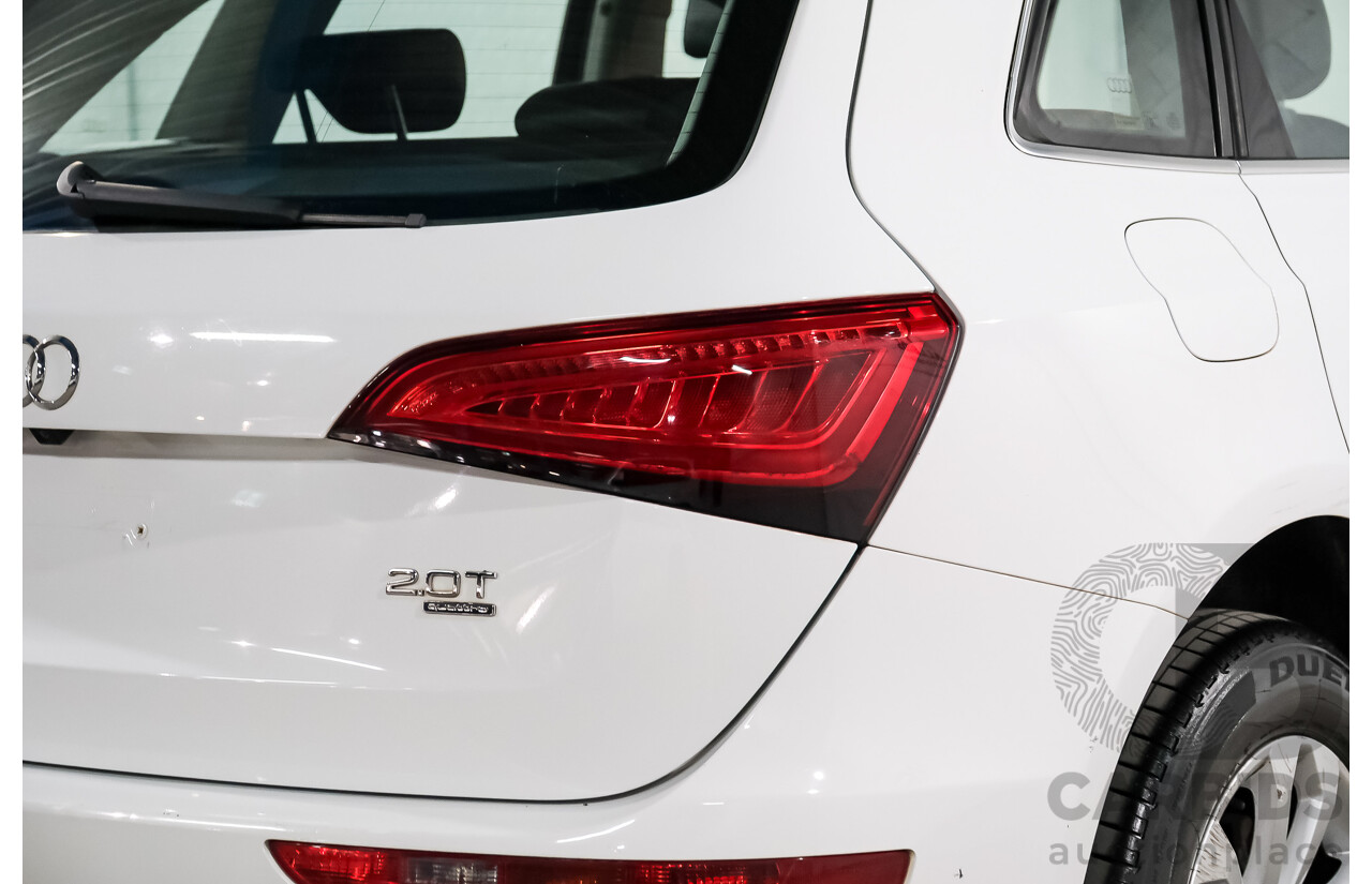 11/2013 Audi Q5 2.0 TFSI Quattro AWD 8R MY14 4d Wagon Ibis White Turbo 2.0L