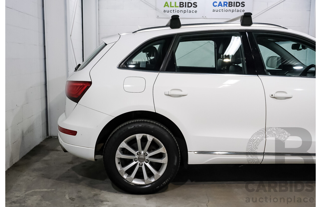 11/2013 Audi Q5 2.0 TFSI Quattro AWD 8R MY14 4d Wagon Ibis White Turbo 2.0L