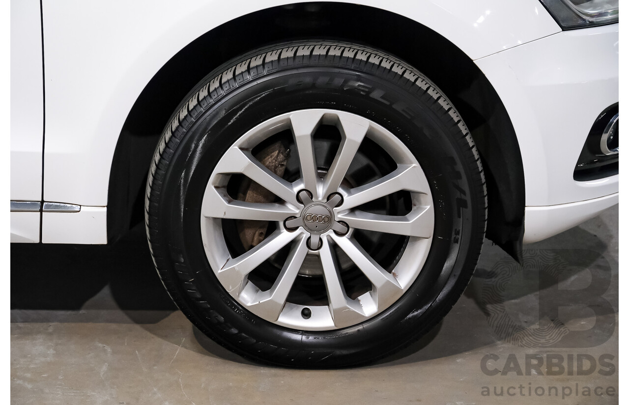 11/2013 Audi Q5 2.0 TFSI Quattro AWD 8R MY14 4d Wagon Ibis White Turbo 2.0L
