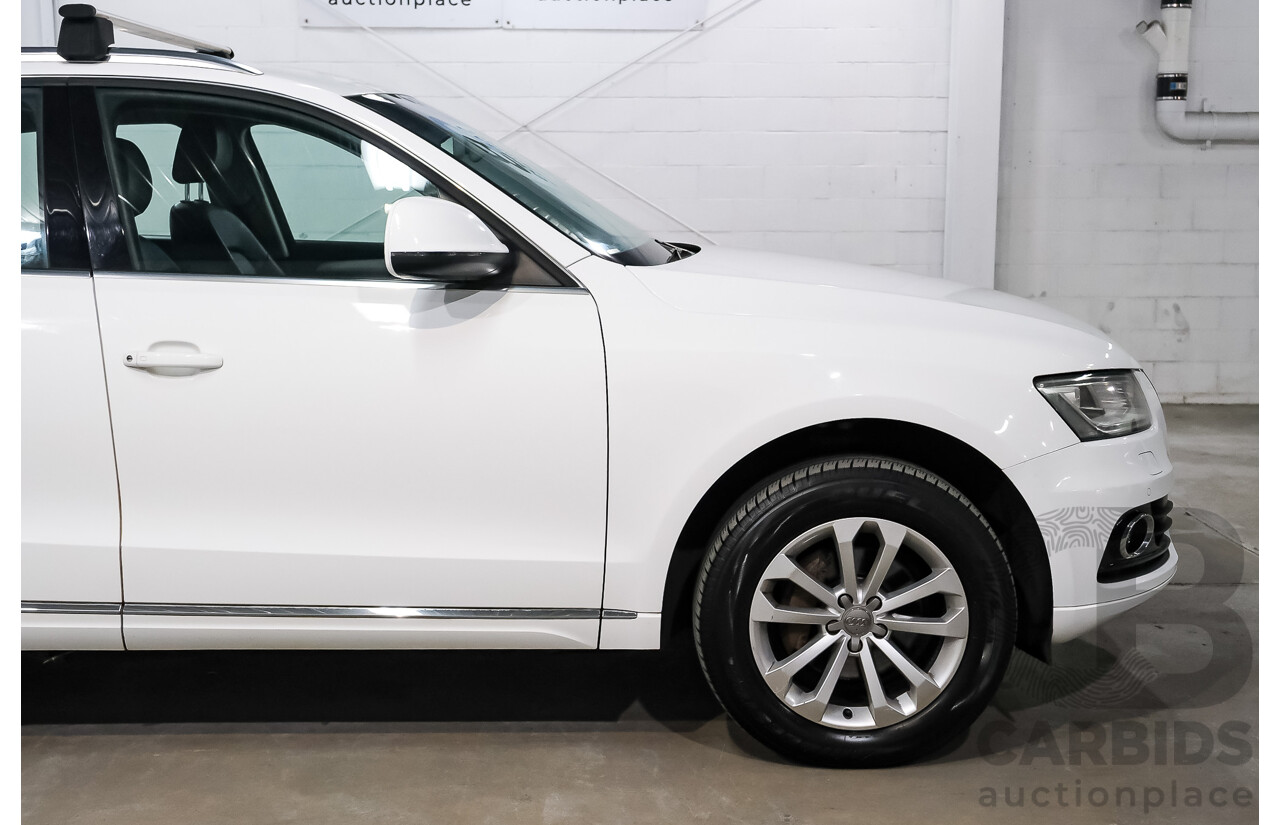11/2013 Audi Q5 2.0 TFSI Quattro AWD 8R MY14 4d Wagon Ibis White Turbo 2.0L