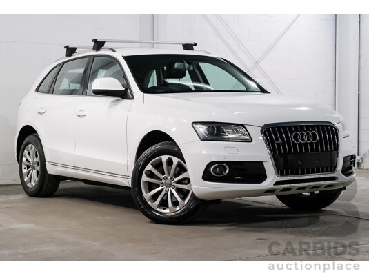 11/2013 Audi Q5 2.0 TFSI Quattro AWD 8R MY14 4d Wagon Ibis White Turbo 2.0L