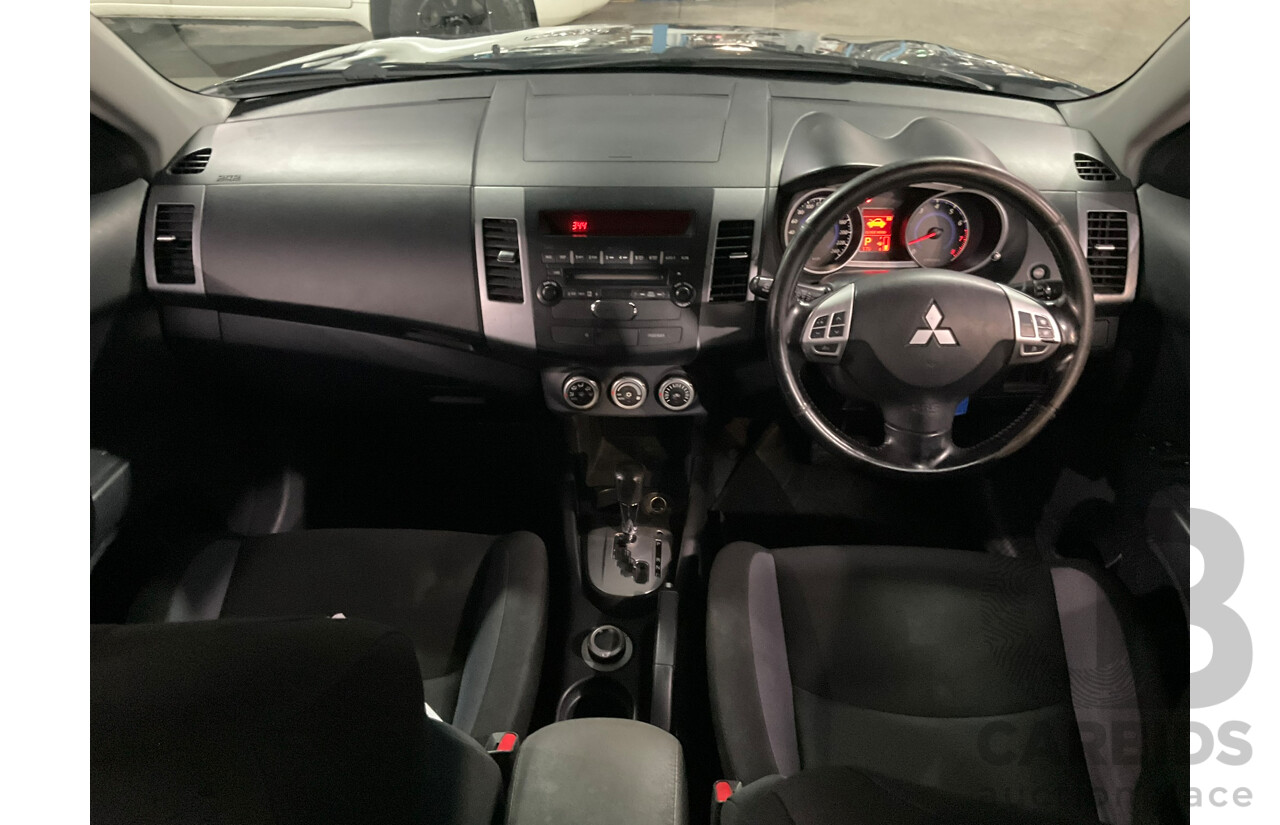 06/2009 Mitsubishi Outlander LS (4x4) ZG MY09 4d Wagon Blue 2.4L