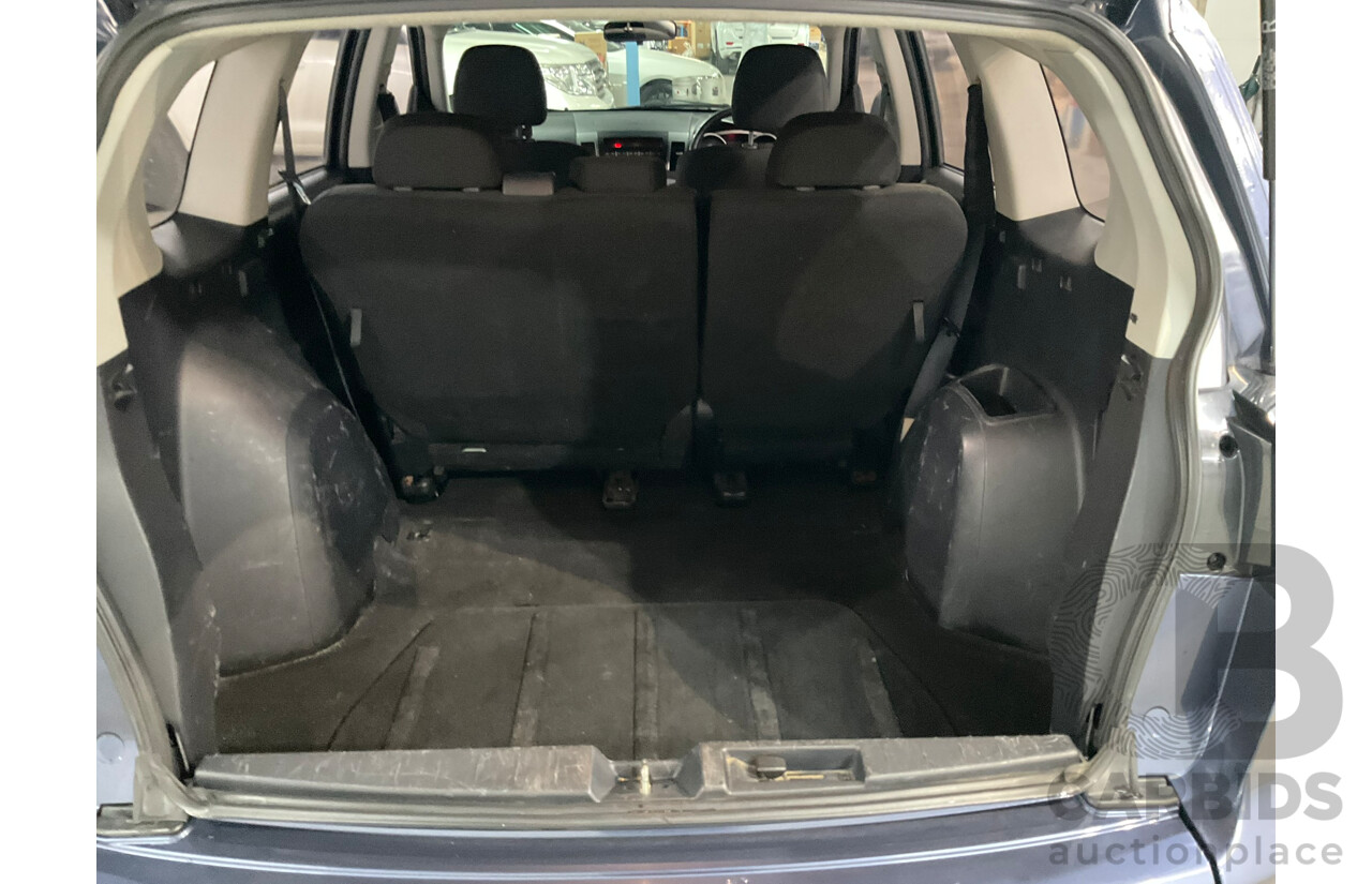 06/2009 Mitsubishi Outlander LS (4x4) ZG MY09 4d Wagon Blue 2.4L