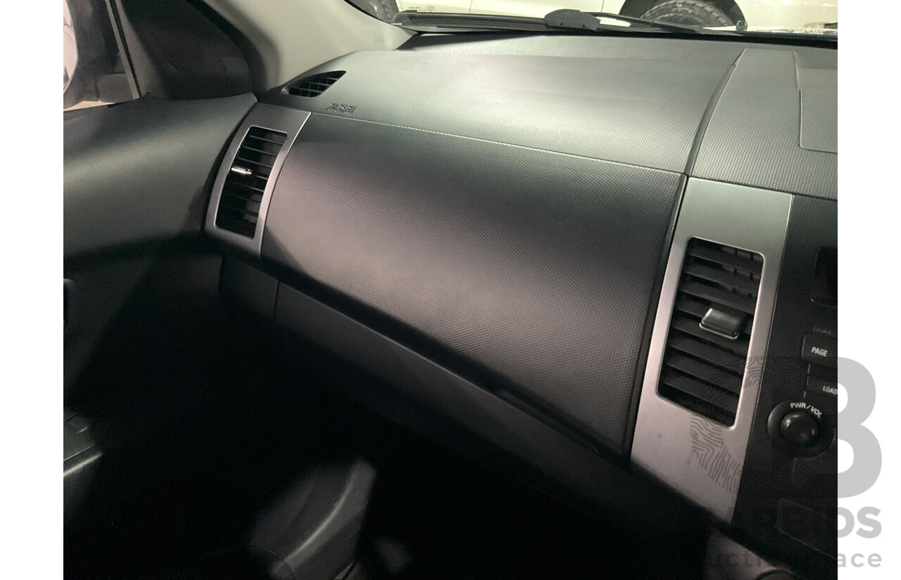 06/2009 Mitsubishi Outlander LS (4x4) ZG MY09 4d Wagon Blue 2.4L