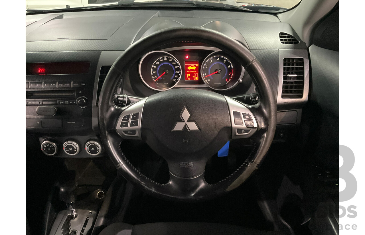 06/2009 Mitsubishi Outlander LS (4x4) ZG MY09 4d Wagon Blue 2.4L