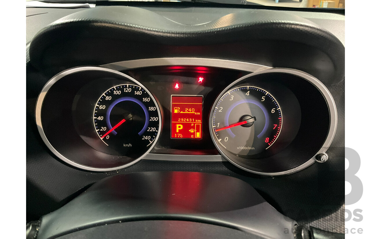 06/2009 Mitsubishi Outlander LS (4x4) ZG MY09 4d Wagon Blue 2.4L
