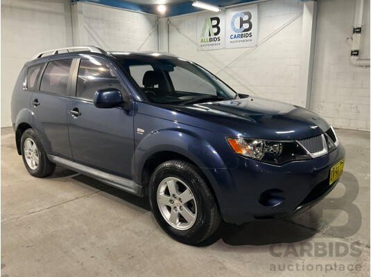 06/2009 Mitsubishi Outlander LS (4x4) ZG MY09 4d Wagon Blue 2.4L