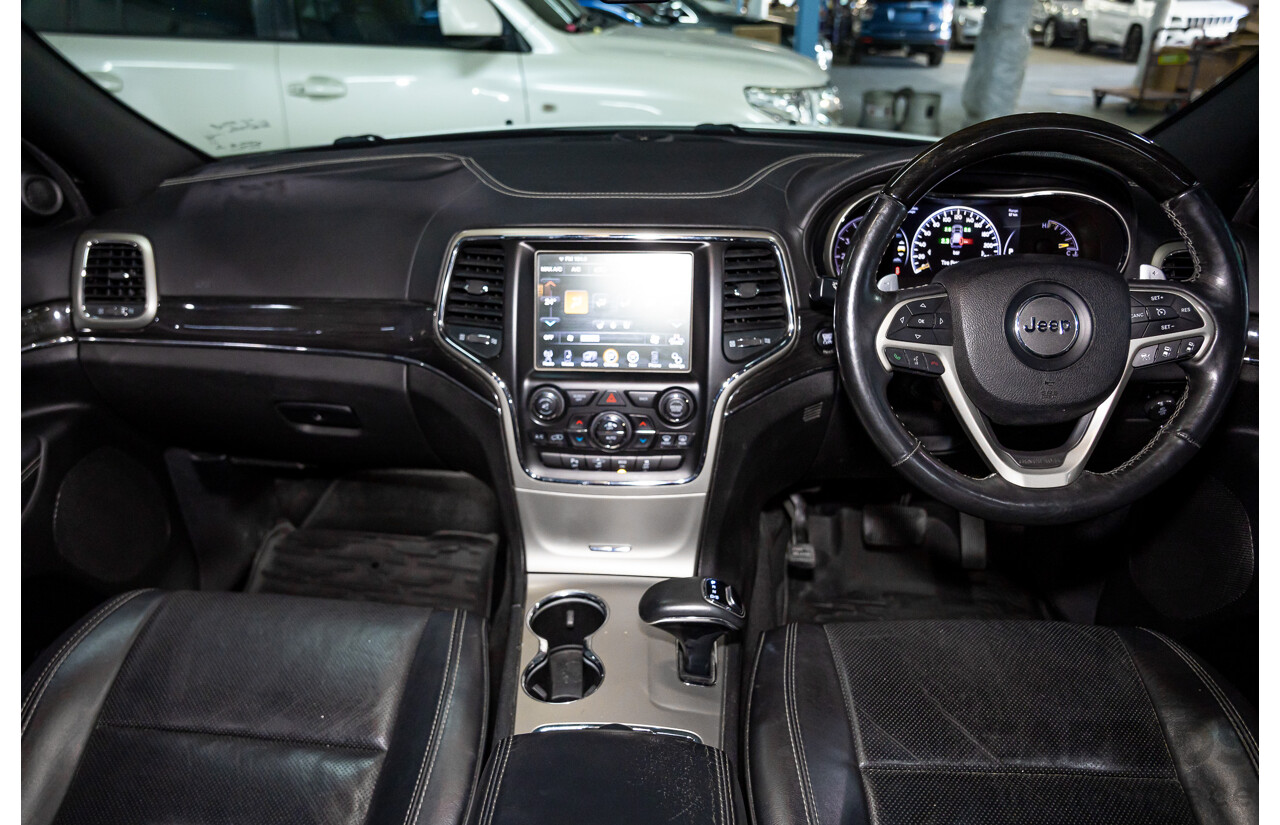 05/2014 Jeep Grand Cherokee Overland (4x4) WK MY14 4D Wagon Bright White Turbo Diesel 3.0L