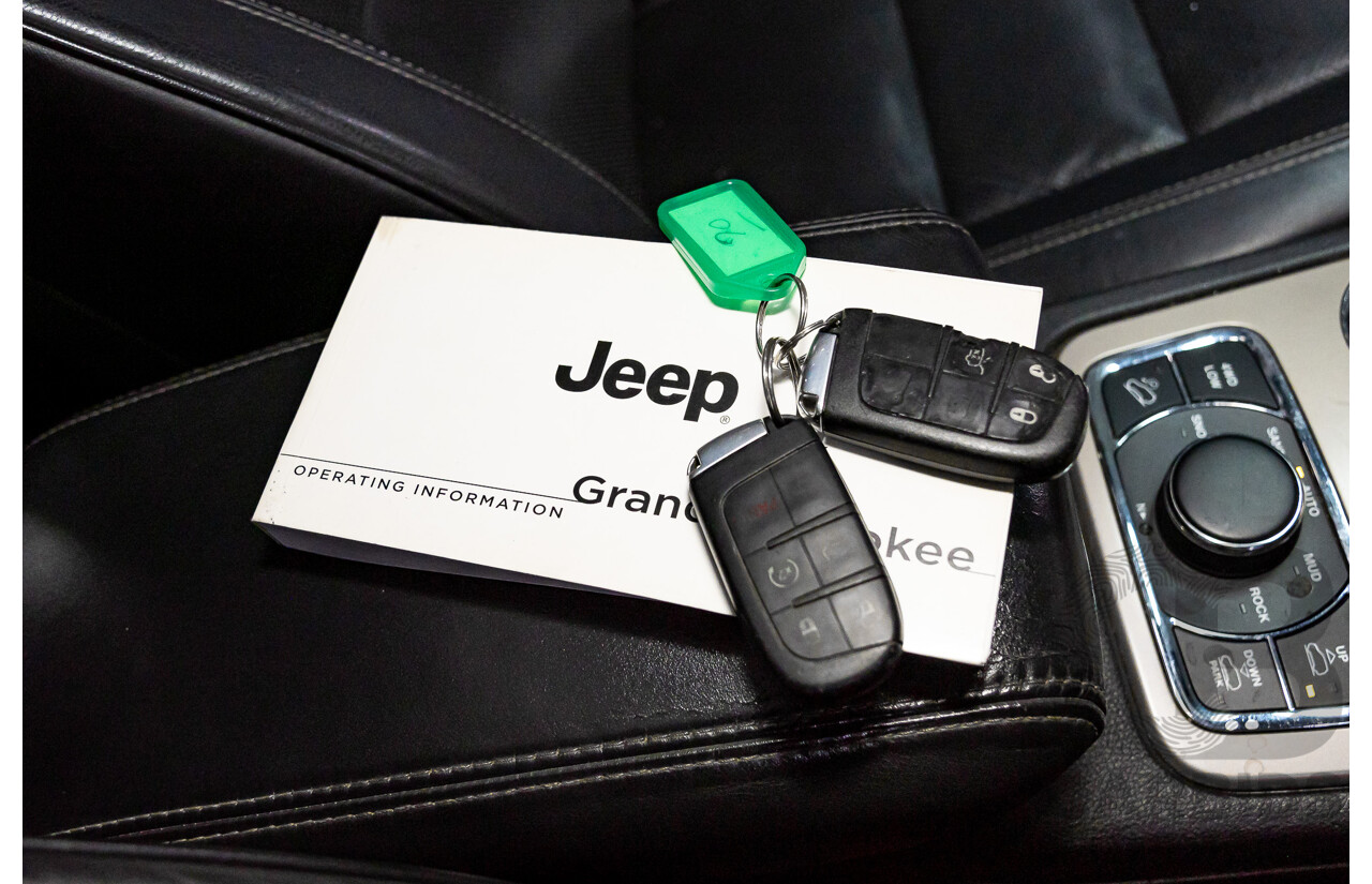 05/2014 Jeep Grand Cherokee Overland (4x4) WK MY14 4D Wagon Bright White Turbo Diesel 3.0L