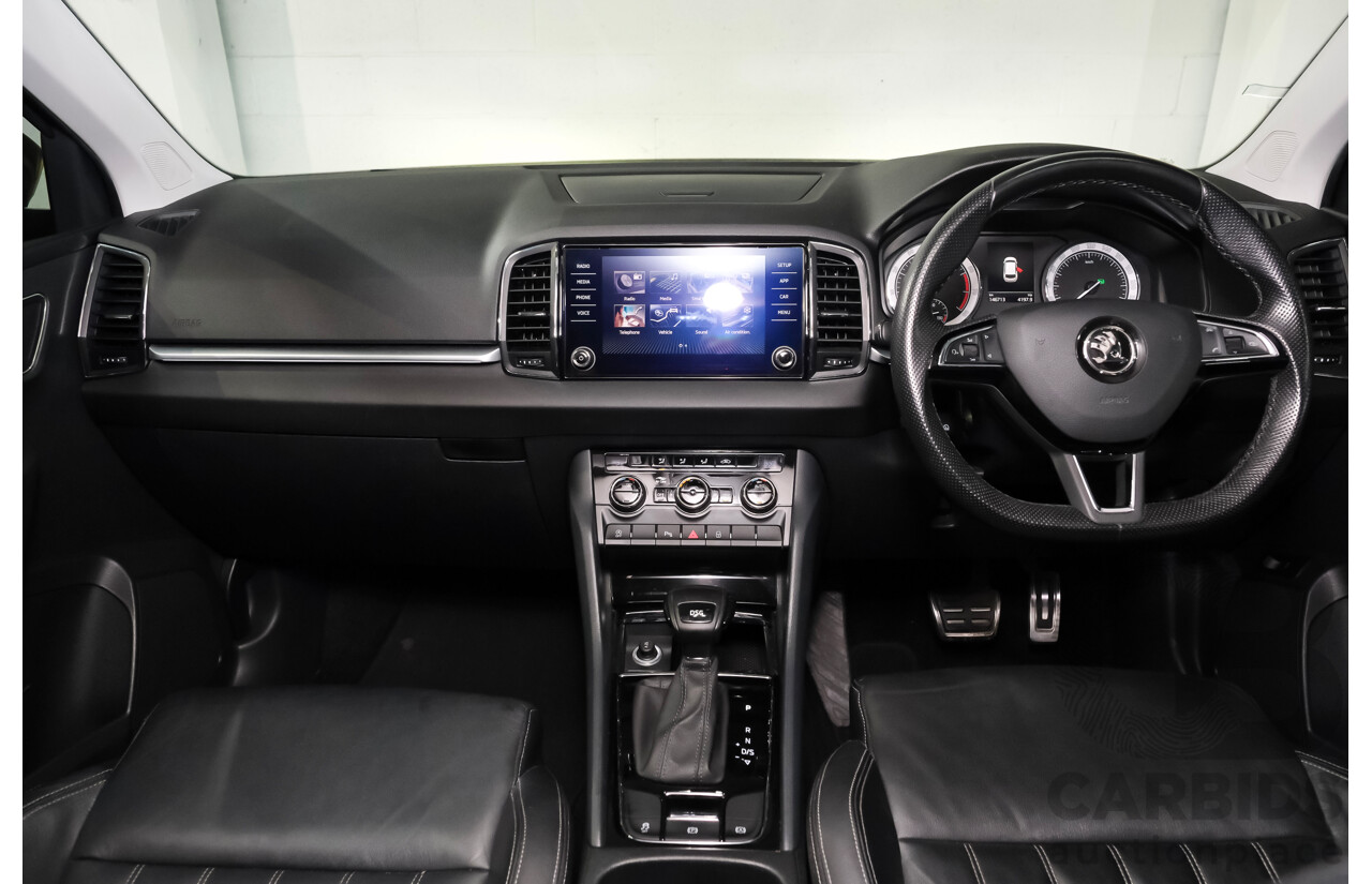 01/2019 Skoda Karoq 1.5 110TSI NU MY18 4D Wagon Black Turbo 1.5L