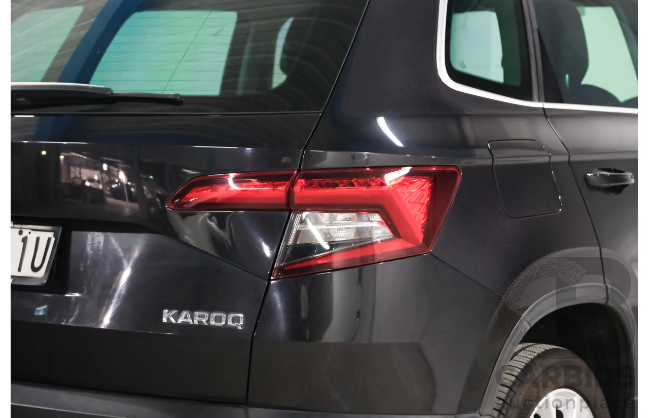 01/2019 Skoda Karoq 1.5 110TSI NU MY18 4D Wagon Black Turbo 1.5L