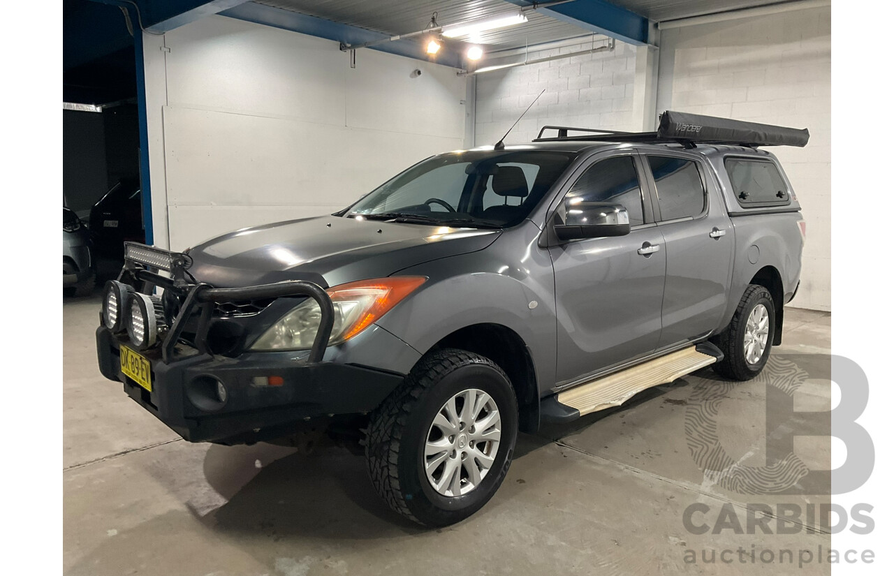 10/2013 Mazda Bt-50 XTR (4x4) MY13 Dual Cab Utility Grey Turbo Diesel 3.2L
