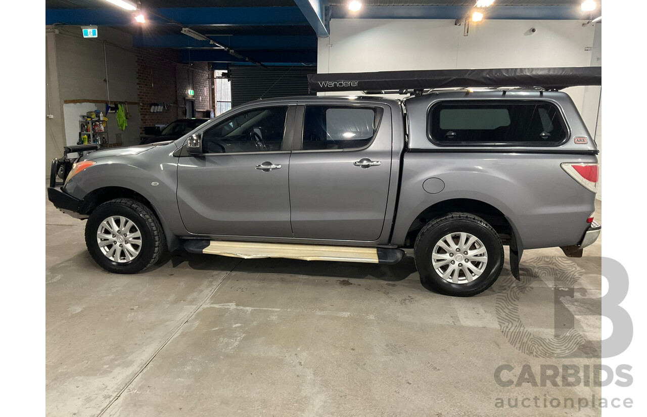 10/2013 Mazda Bt-50 XTR (4x4) MY13 Dual Cab Utility Grey Turbo Diesel 3.2L