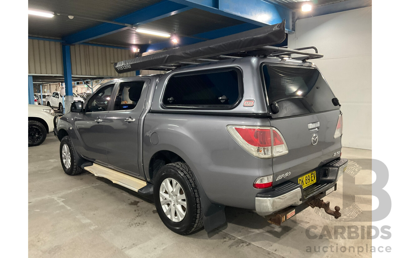 10/2013 Mazda Bt-50 XTR (4x4) MY13 Dual Cab Utility Grey Turbo Diesel 3.2L