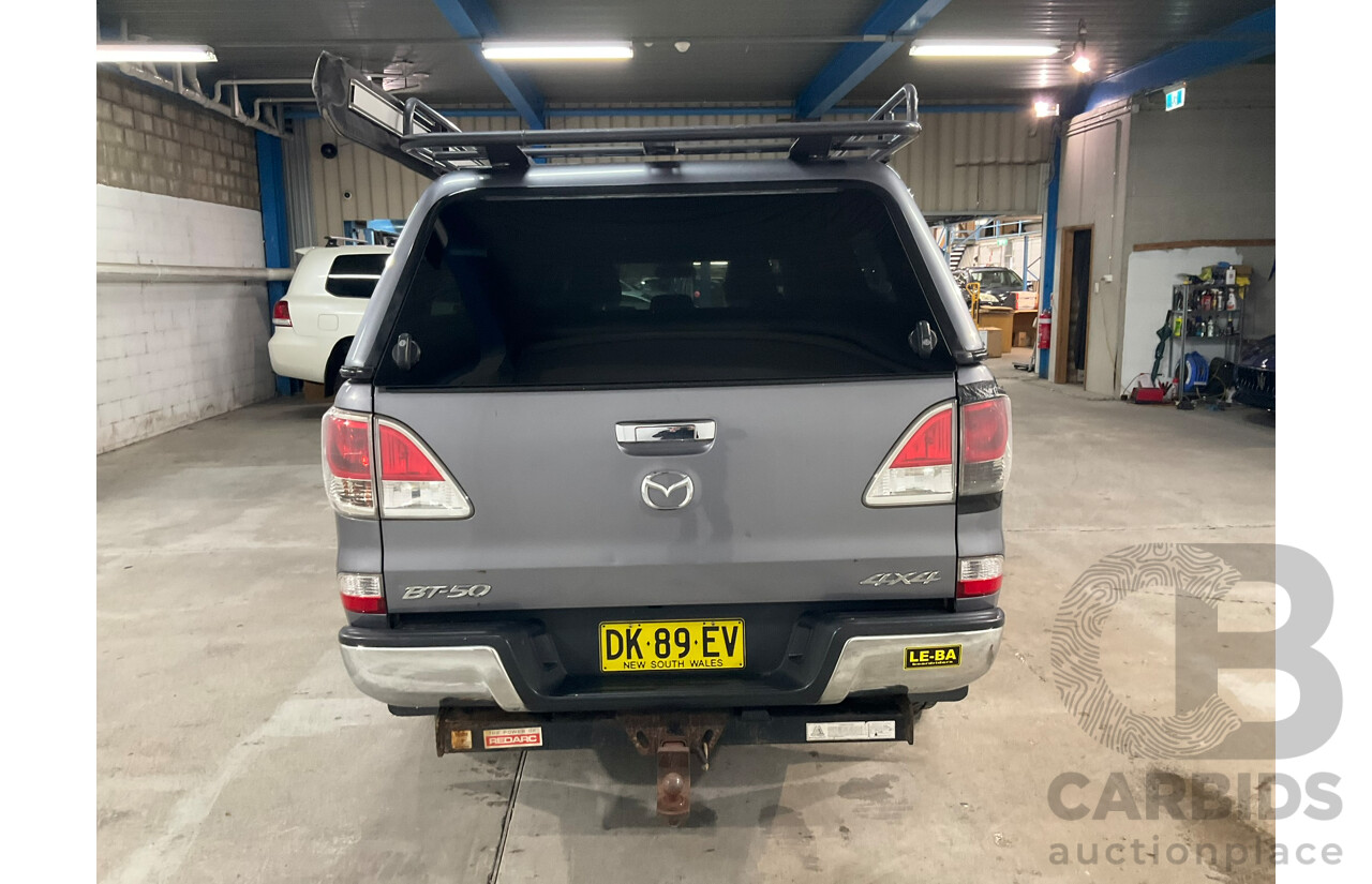 10/2013 Mazda Bt-50 XTR (4x4) MY13 Dual Cab Utility Grey Turbo Diesel 3.2L