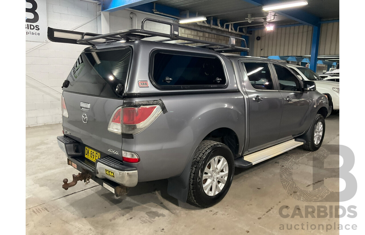 10/2013 Mazda Bt-50 XTR (4x4) MY13 Dual Cab Utility Grey Turbo Diesel 3.2L
