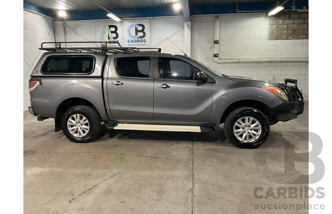 10/2013 Mazda Bt-50 XTR (4x4) MY13 Dual Cab Utility Grey Turbo Diesel 3.2L