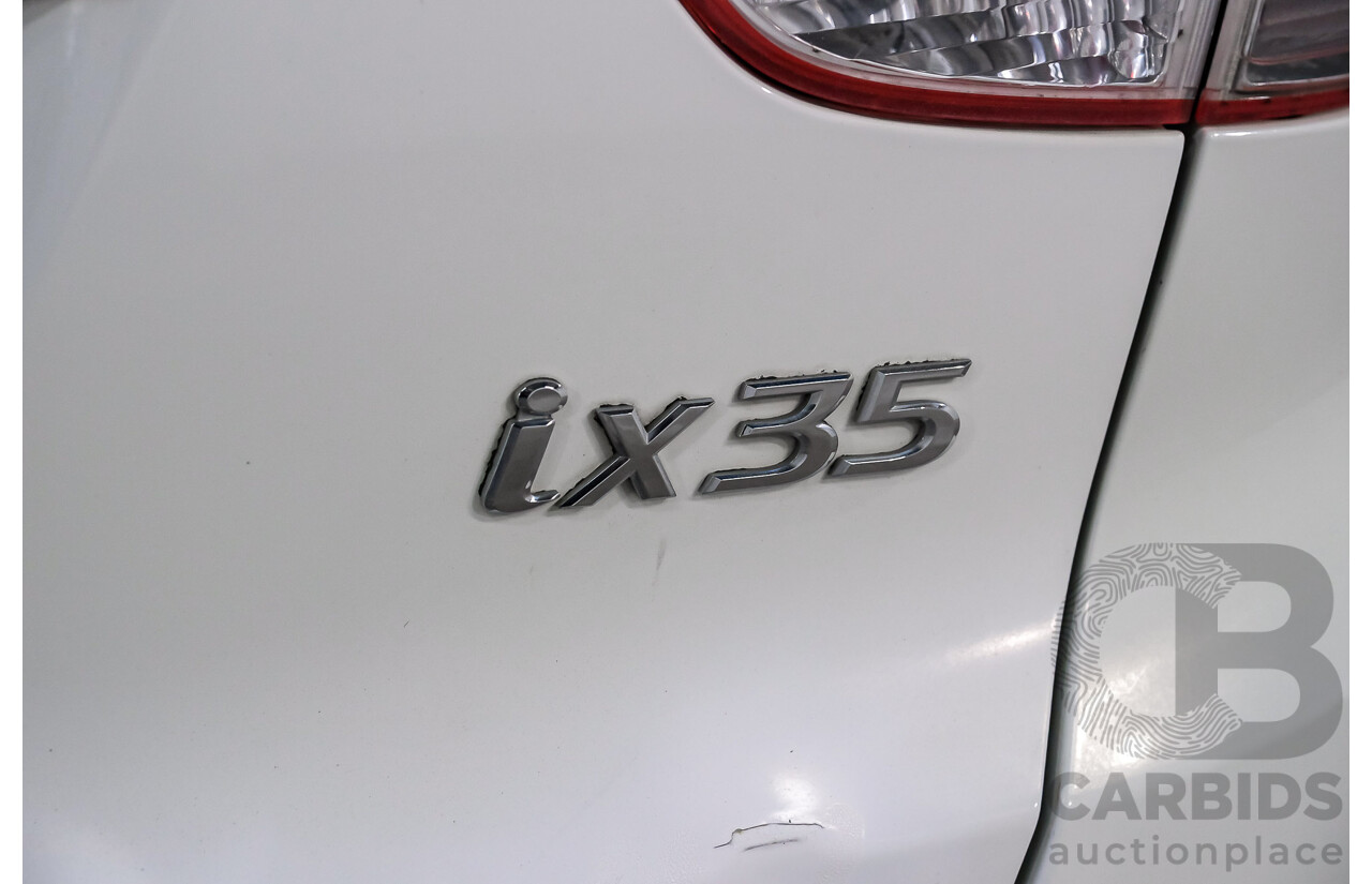 01/2012 Hyundai IX35 Active LM MY11 4d Wagon White 2.0L