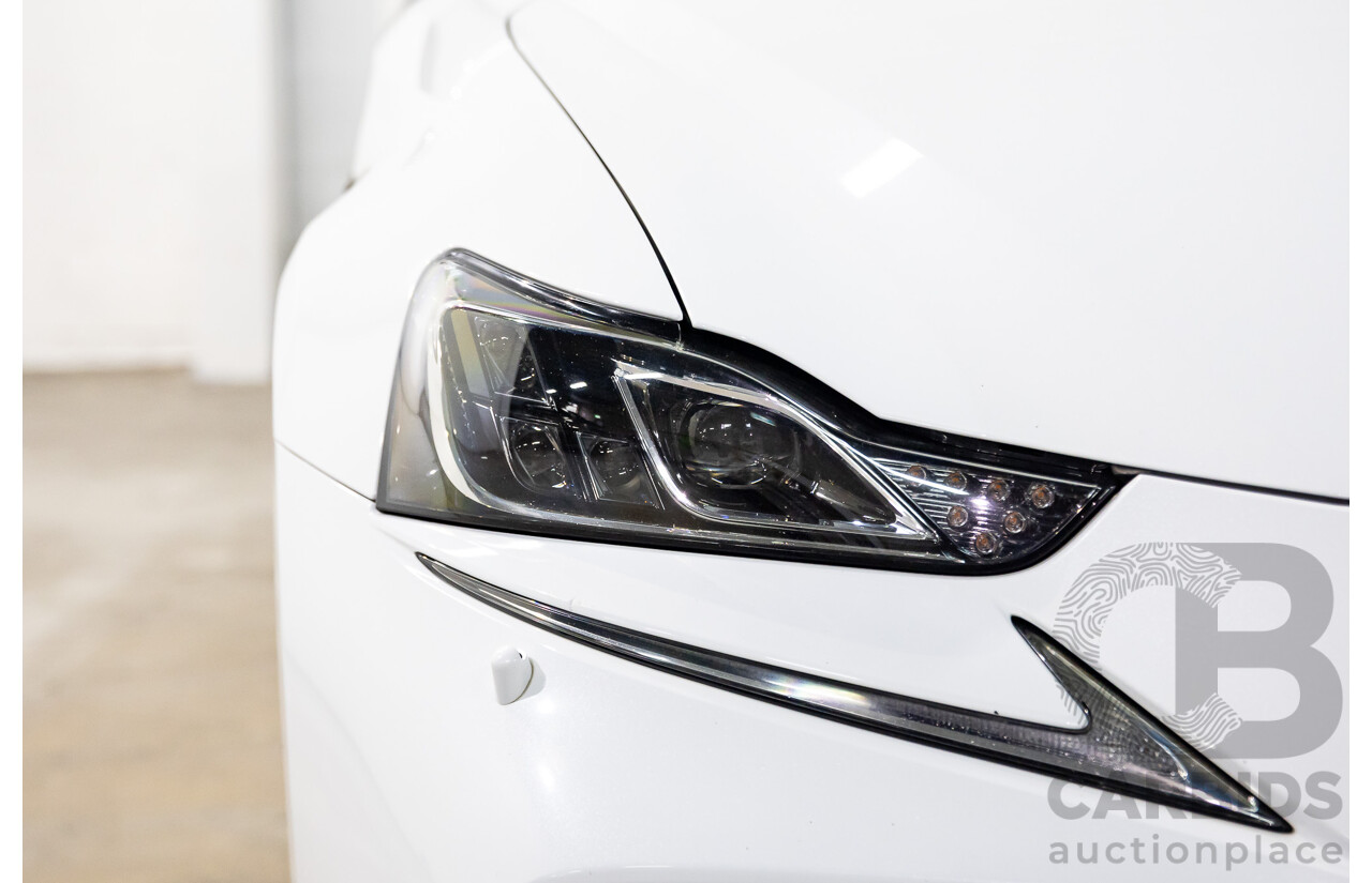 12/2017 Lexus Is300 F Sport ASE30R 4d Sedan Ultra White Turbo 2.0L