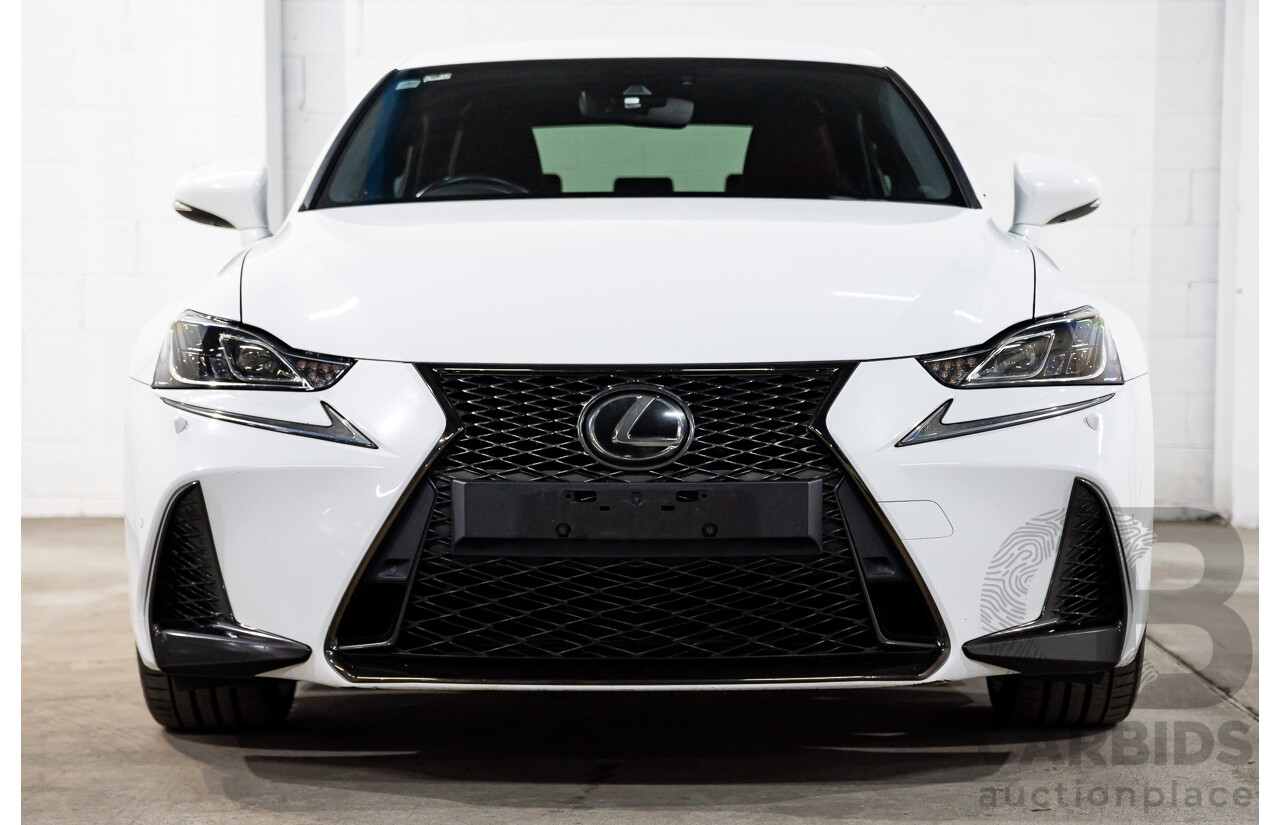 12/2017 Lexus Is300 F Sport ASE30R 4d Sedan Ultra White Turbo 2.0L