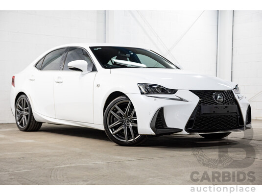 12/2017 Lexus Is300 F Sport ASE30R 4d Sedan Ultra White Turbo 2.0L