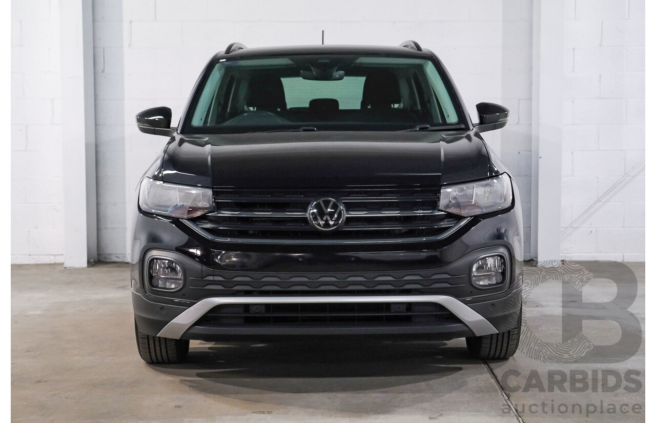 06/2021 Volkswagen T-Cross 85TSI Life C1 MY21 4D Wagon Deep Black Turbo 1.0L