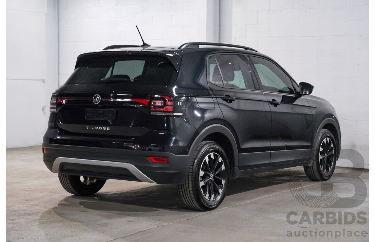 06/2021 Volkswagen T-Cross 85TSI Life C1 MY21 4D Wagon Deep Black Turbo 1.0L