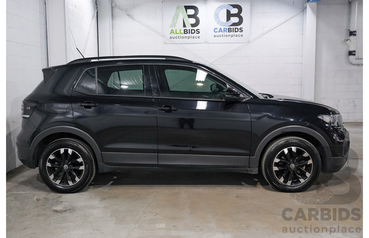 06/2021 Volkswagen T-Cross 85TSI Life C1 MY21 4D Wagon Deep Black Turbo 1.0L