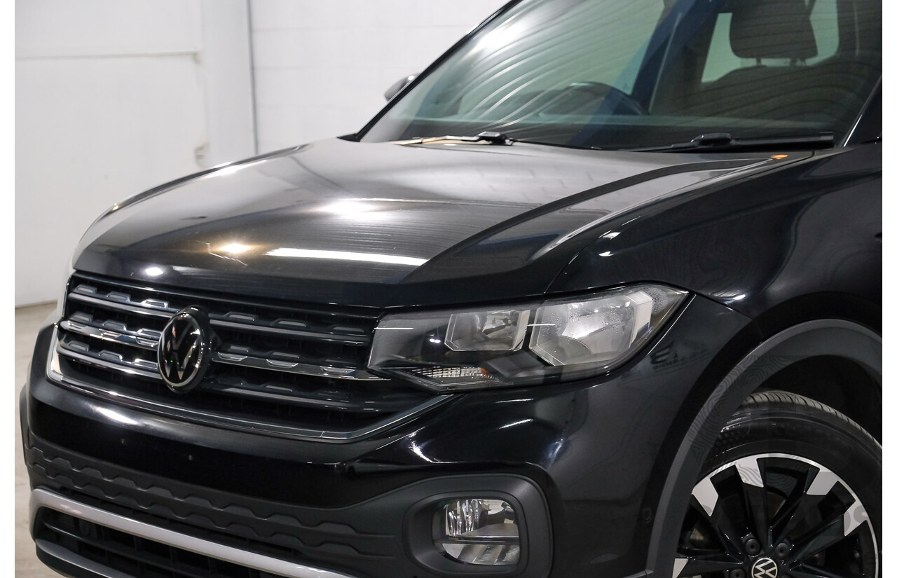 06/2021 Volkswagen T-Cross 85TSI Life C1 MY21 4D Wagon Deep Black Turbo 1.0L