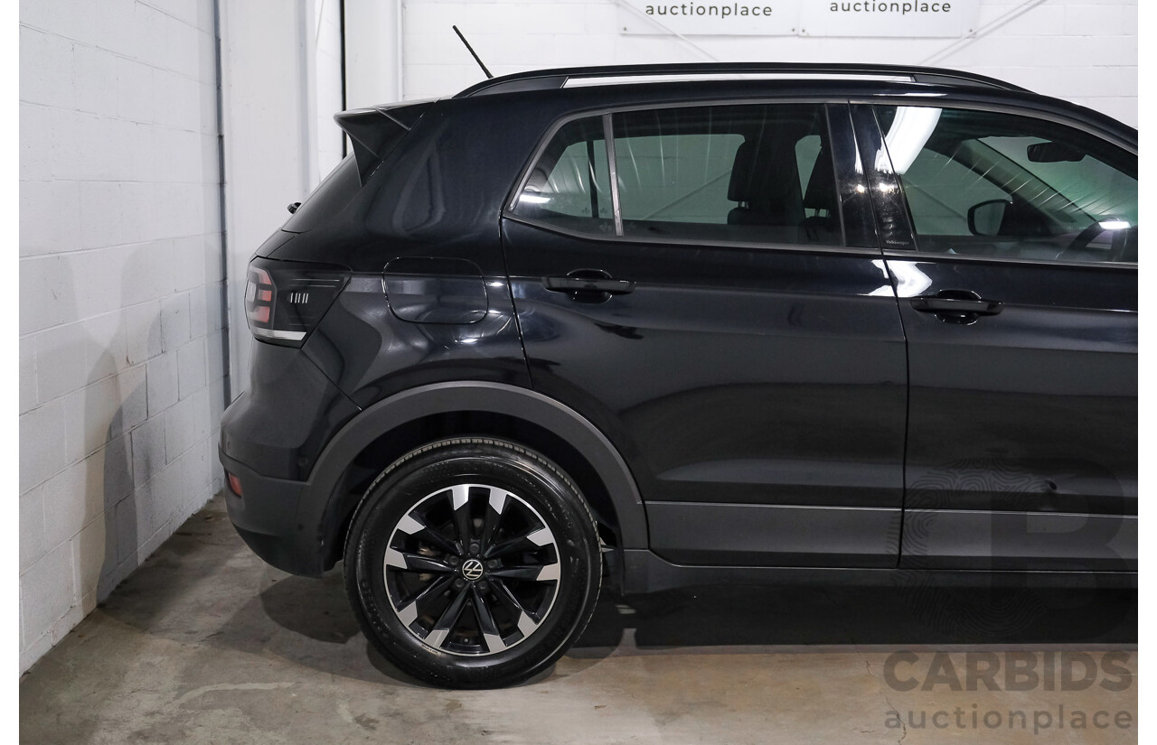 06/2021 Volkswagen T-Cross 85TSI Life C1 MY21 4D Wagon Deep Black Turbo 1.0L